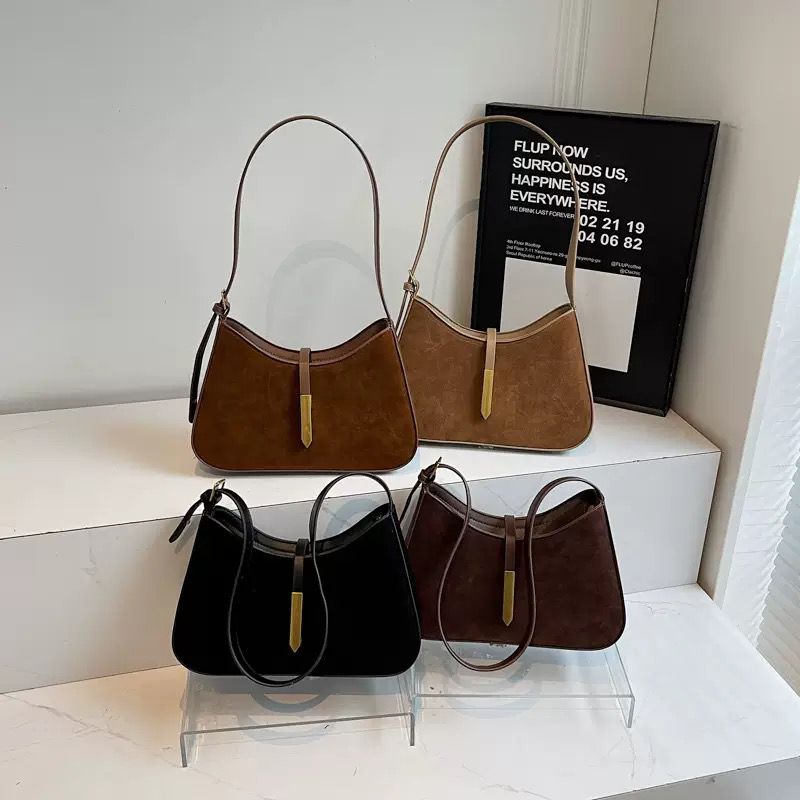 2884 MIDI SUEDE BAG