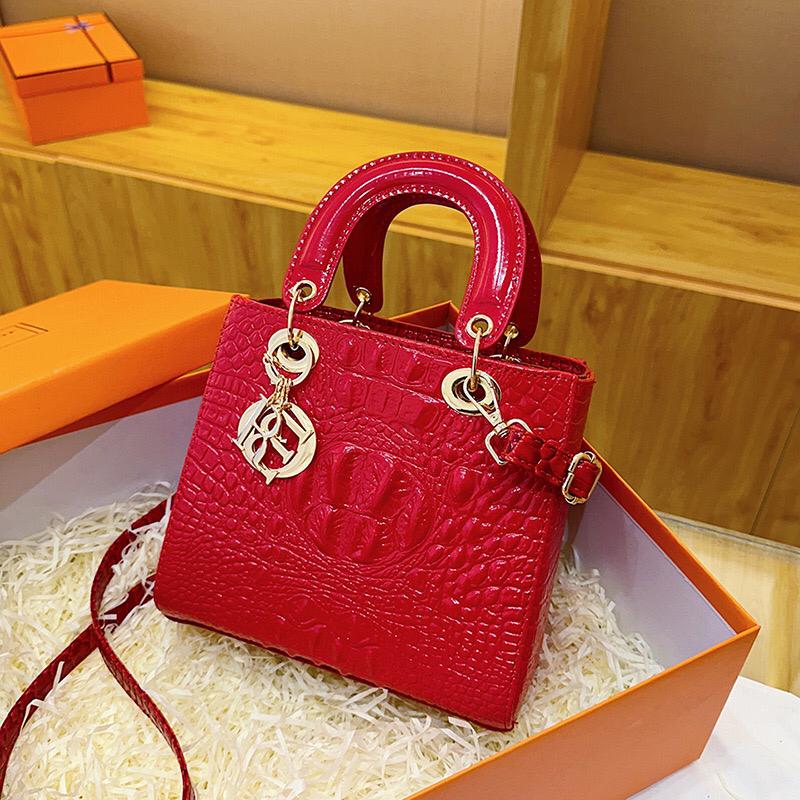 9002 croc skin midi bag
