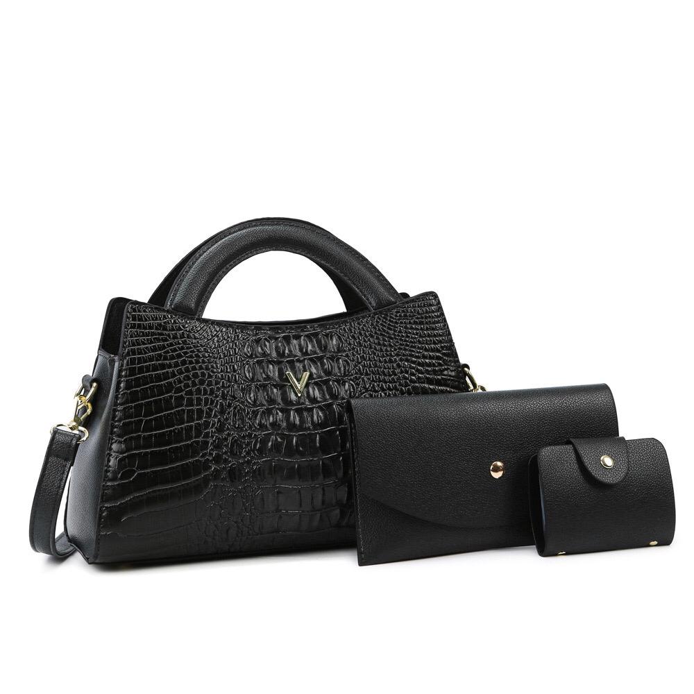 909 premium croc skin 3in1 small medium bag