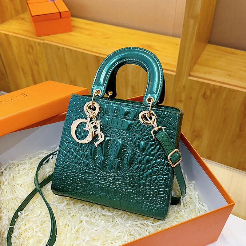 9002 croc skin midi bag