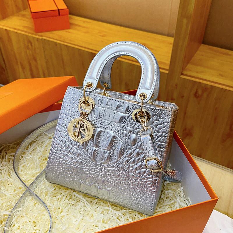 9002 croc skin midi bag