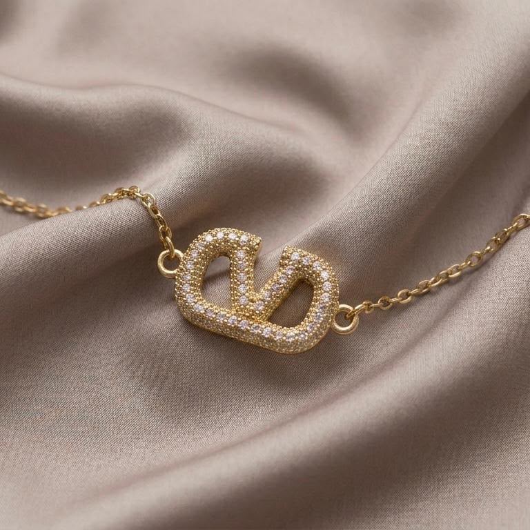 V necklace